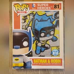 Funko pop tees DC Batman & Robin shirt 81, XL